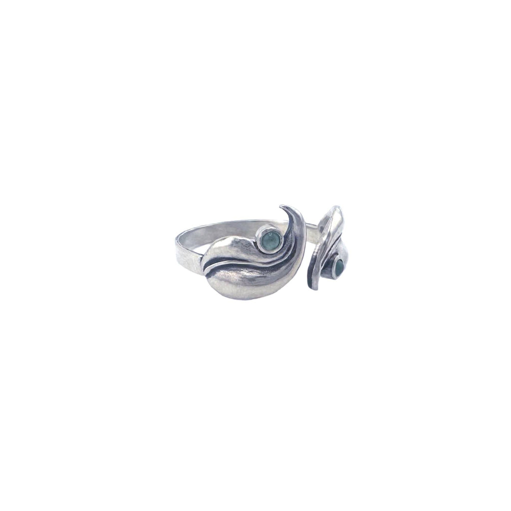 Pothos Ring with Jade