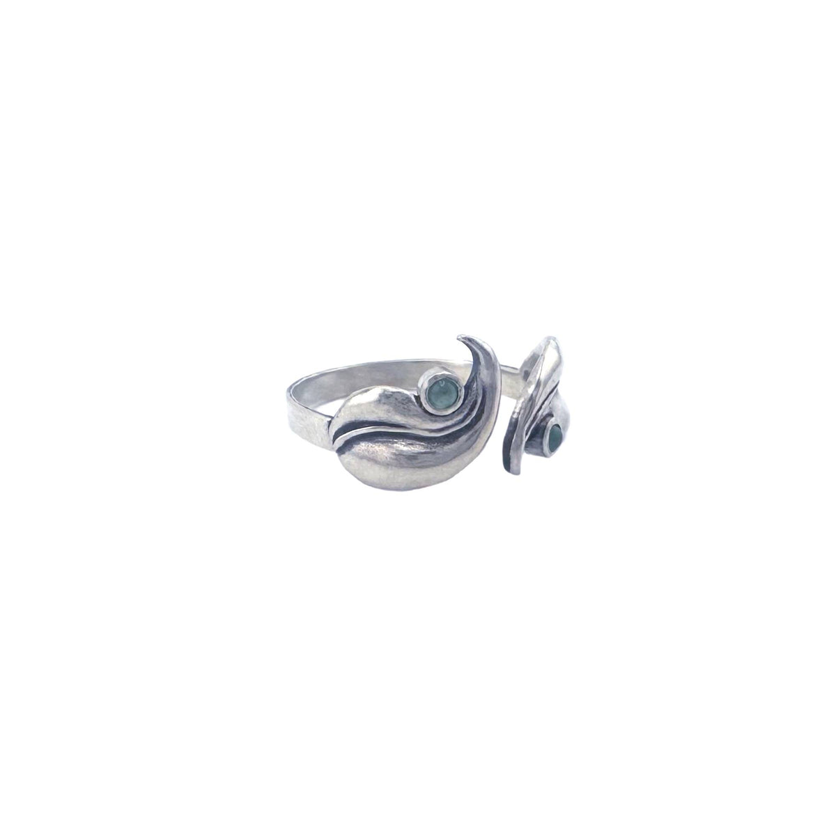 Pothos Ring with Jade