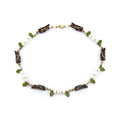 Rabbit Pearl Necklace with Mother of Pearl and Gold Filled Beads