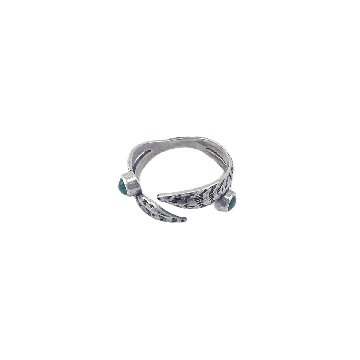 Snake Plant Ring with Malachite