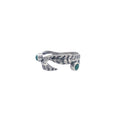 Snake Plant Ring with Malachite