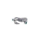 Snake Plant Ring with Malachite