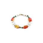 Tulip Pearl Bracelet with Aventurine and Gold Filled Beads